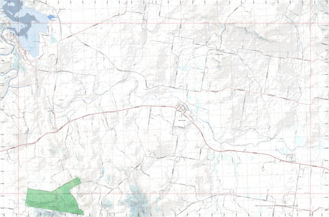 Getlost Map 9036-3S Somerton NSW Topographic Map V15 1:25,000