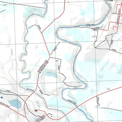 Getlost Map 9033-1S Aberdeen NSW Topographic Map V15 1:25,000