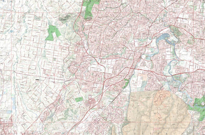 Getlost Map 9030-2S Liverpool NSW Topographic Map V15 1:25,000