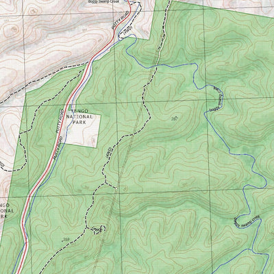 Getlost Map 9032-3S Putty NSW Topographic Map V15 1:25,000