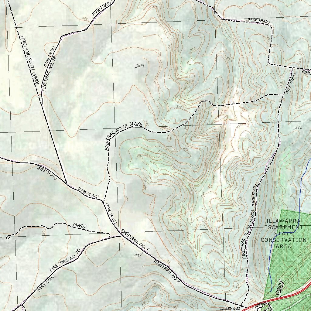 Bulli Map Getlost Map 9029-2N Bulli NSW Topographic Map V15 1:25,000 by Getlost ...