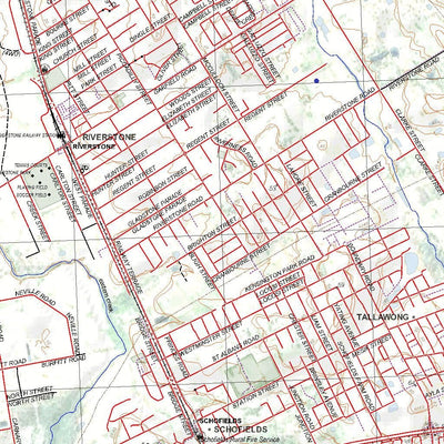Getlost Map 9030-1S Riverstone NSW Topographic Map V15 1:25,000