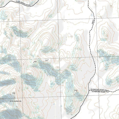 Getlost Map 9036-1S Mundowey NSW Topographic Map V15 1:25,000