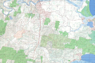 Getlost Map 9028-3S Nowra NSW Topographic Map V15 1:25,000