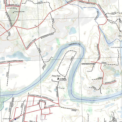 Getlost Map 9030-1N Wilberforce NSW Topographic Map V15 1:25,000