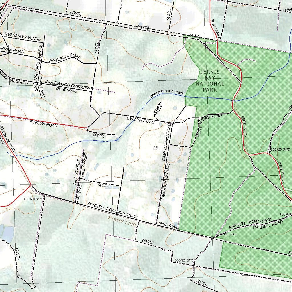 Getlost Map 9027-4N Huskisson NSW Topographic Map V15 1:25,000 by ...
