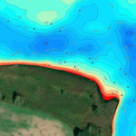 2. Рось річка (с. Миколаївка). Черкаська область. Карта глибин