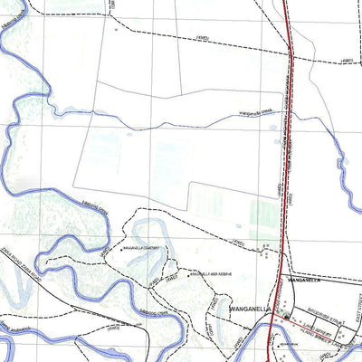 Getlost Map 7827-N Wanganella NSW Topographic Map V15 1:25,000