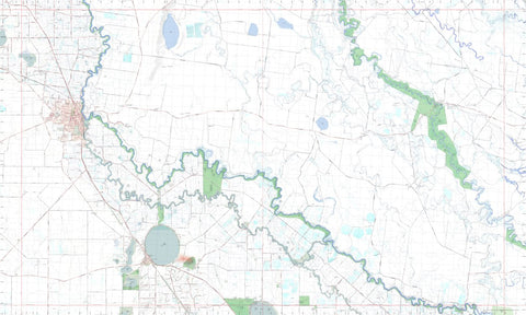 Getlost Map 7627-S Swan Hill NSW Topographic Map V15 1:25,000