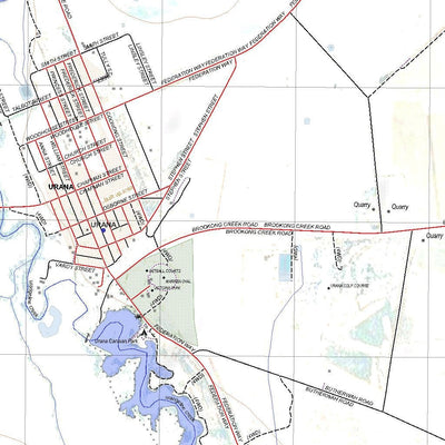 Getlost Map 8127-S Urana NSW Topographic Map V15 1:25,000