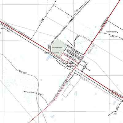 Getlost Map 8434-S Nevertire NSW Topographic Map V15 1:25,000