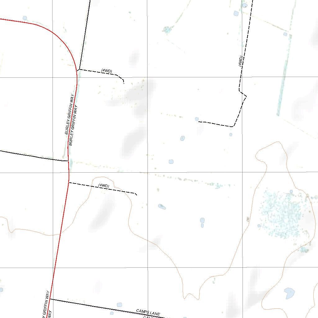 Getlost Map 8329S Ariah Park NSW Topographic Map V15 125,000 by