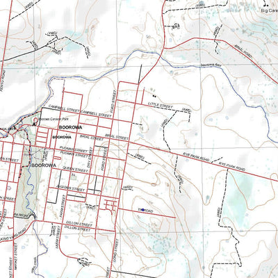 Getlost Map 8629-S Boorowa NSW Topographic Map V15 1:25,000