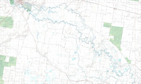 Getlost Map 8228-S Berembed Weir NSW Topographic Map V15 1:25,000