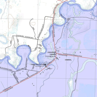 Getlost Map 7927-S Conargo NSW Topographic Map V15 1:25,000