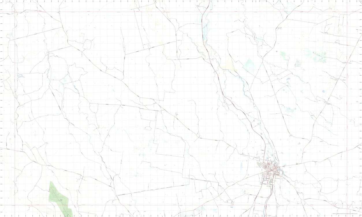 Getlost Map 8536S Coonamble NSW Topographic Map V15 125,000 map by