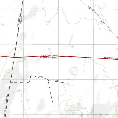 Getlost Map 8230-S Weethalle NSW Topographic Map V15 1:25,000