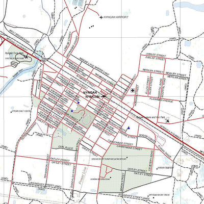 Getlost Map 8334-N Nyngan NSW Topographic Map V15 1:25,000