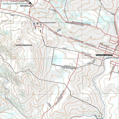 Getlost Map 8528-N Cootamundra NSW Topographic Map V15 1:25,000