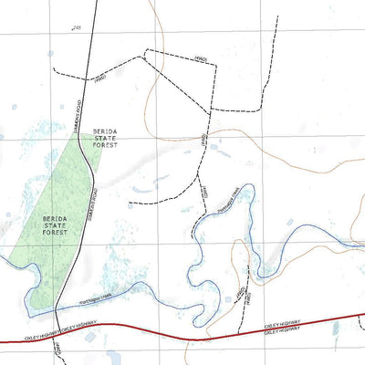 Getlost Map 8534-N Collie NSW Topographic Map V15 1:25,000