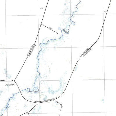 Getlost Map 8740-S Caloona NSW Topographic Map V15 1:25,000