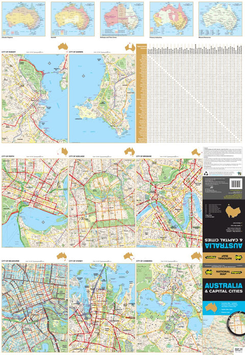 UBD-Gregory's Australia & Capital Cities Map