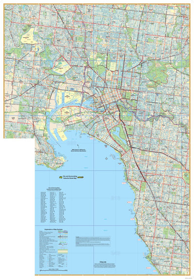 UBD-Gregory's Melbourne City & Surrounding Suburbs Street Map