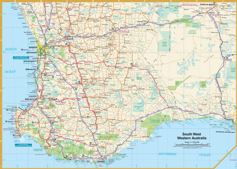 UBD-Gregory's South West Western Australia inset map