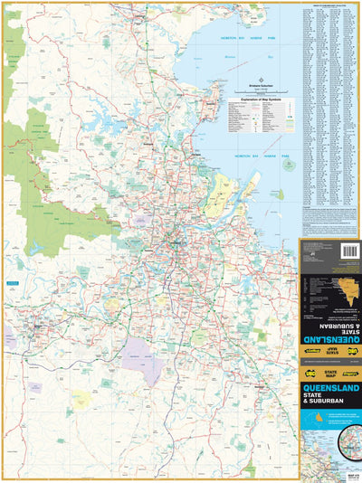 UBD-Gregory's Brisbane Suburban Map - State Map 470
