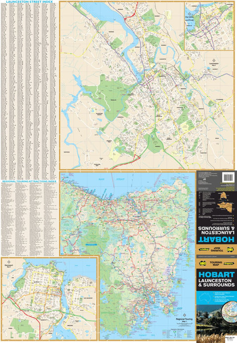 UBD-Gregory's Launceston inset map