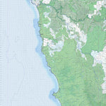 Getlost Map 7815 SANDY CAPE Tas Topographic Map V15 1:75,000