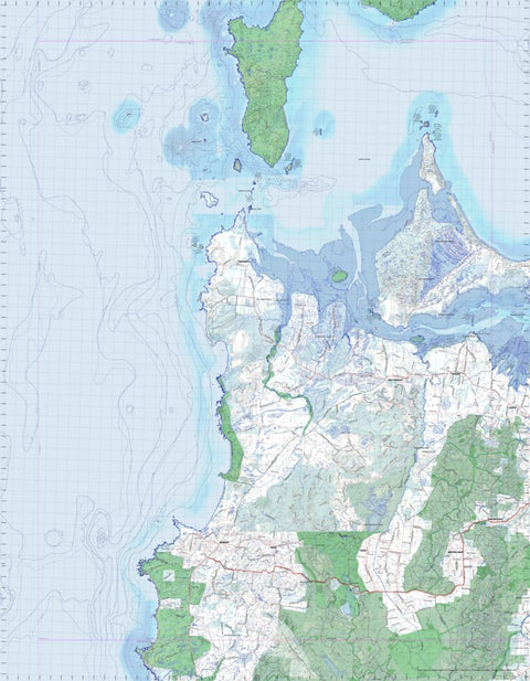 Getlost Map 7816 WELCOME Tas Topographic Map V15 1:75,000