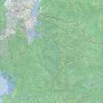 Getlost Map 8013 FRANKLIN Tas Topographic Map V15 1:75,000