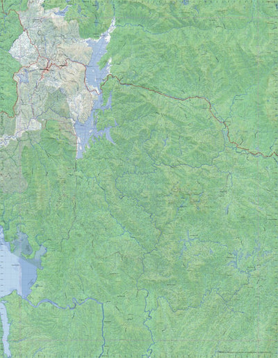 Getlost Map 8013 FRANKLIN Tas Topographic Map V15 1:75,000