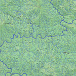 Getlost Map 8013 FRANKLIN Tas Topographic Map V15 1:75,000