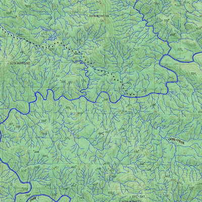 Getlost Map 8013 FRANKLIN Tas Topographic Map V15 1:75,000