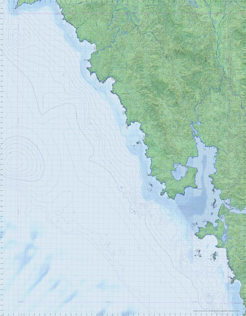 Getlost Map 8011 PORT DAVEY Tas Topographic Map V15 1:75,000