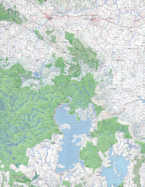 Getlost Map 8214 MEANDER Tas Topographic Map V15 1:75,000