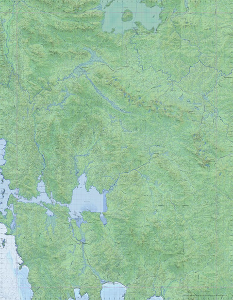 Getlost Map 8111 OLD RIVER Tas Topographic Map V15 1:75,000