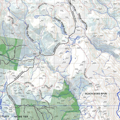 Getlost Map 8213 SHANNON Tas Topographic Map V15 1:75,000