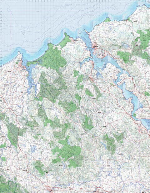 Getlost Map 8215 TAMAR Tas Topographic Map V15 1:75,000