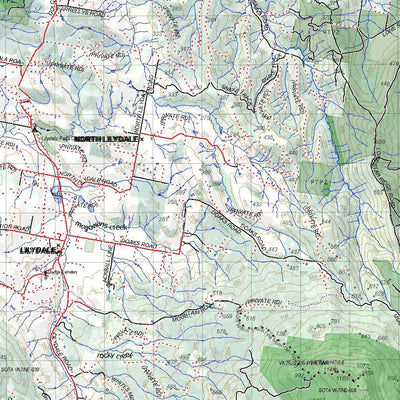 Getlost Map 8315 ST PATRICKS Tas Topographic Map V15 1:75,000