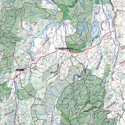 Getlost Map 8315 ST PATRICKS Tas Topographic Map V15 1:75,000