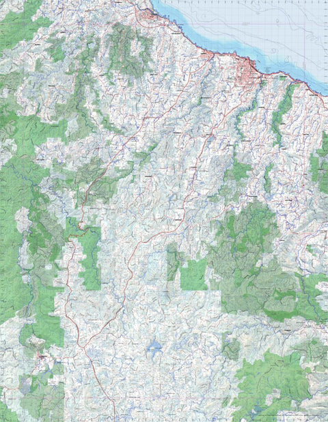 Getlost Map 8015 HELLYER Tas Topographic Map V15 1:75,000