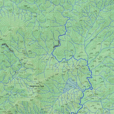Getlost Map 8113 NIVE Tas Topographic Map V15 1:75,000