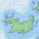 Getlost Map 8417 GOOSE ISLAND Tas Topographic Map V15 1:75,000