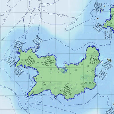 Getlost Map 8417 GOOSE ISLAND Tas Topographic Map V15 1:75,000