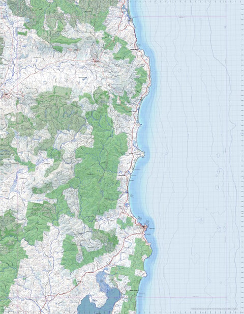 Getlost Map 8514 BREAK O'DAY Tas Topographic Map V15 1:75,000