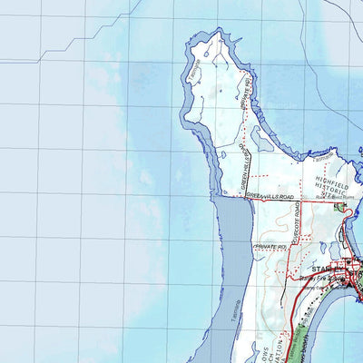 Getlost Map 7916 CIRCULAR HEAD Tas Topographic Map V15 1:75,000