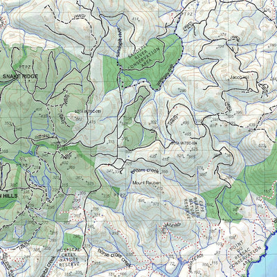 Getlost Map 8412 PROSSER Tas Topographic Map V15 1:75,000